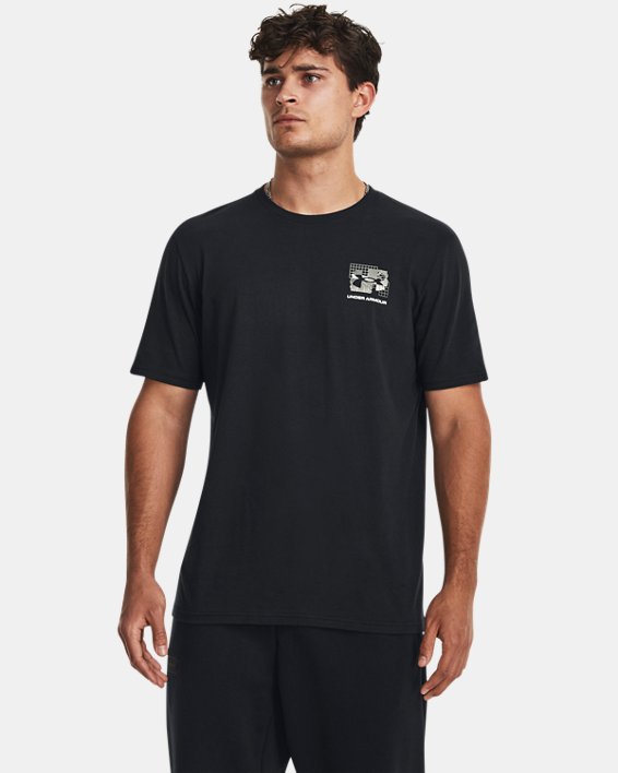 Men's UA Outdoor Tear Grid Short Sleeve in Black image number 0